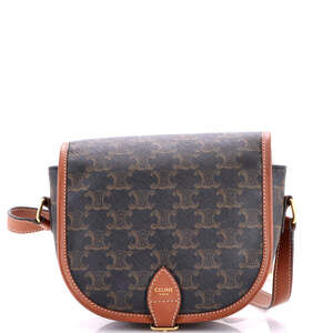 Celine Folco Bag Triomphe Coated Canvas #225800C13B